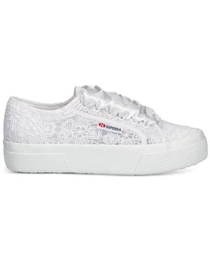 Superga Sneakers Con Suola Rialzata - Bianco