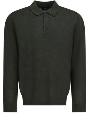 Vince Poloshirt Met Knoopsluiting - Groen