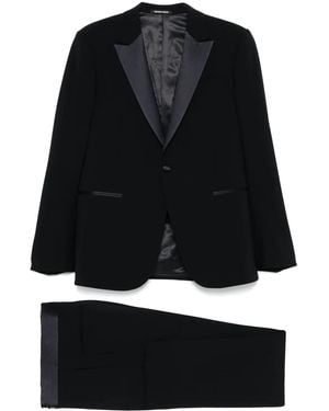 Emporio Armani Single-Breasted Suit - Black