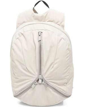HELIOT EMIL Zaino Con Zip - Bianco