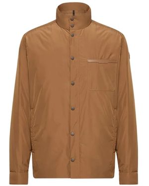 Moncler Yndale Short Down Jacket - Brown