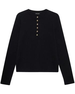 Anine Bing Alessia T-Shirt - Black