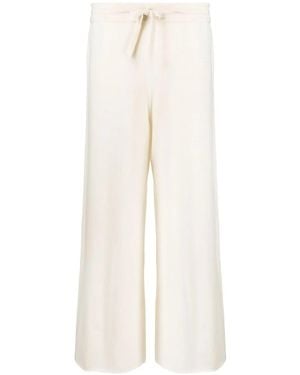 Jil Sander Drawstring-Waist Cashmere Trousers - White