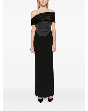Solace London The Crawford Maxi Dress - Black