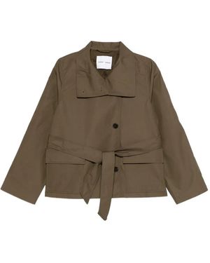 Samsøe & Samsøe Buttoned Jacket - Brown