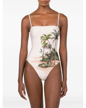 Agua Bendita Durazno Arena Swimsuit - White