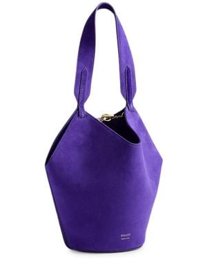 KHAITE Mini Sac Cabas Lotus - Purple