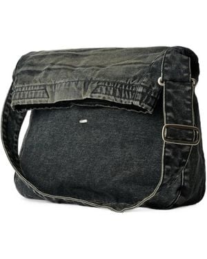 Our Legacy Sling Garment-Dyed Shoulder Bag - Black