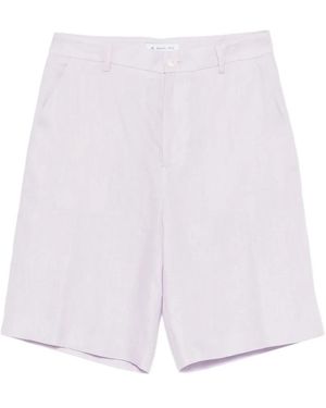 Manuel Ritz Button Shorts - White