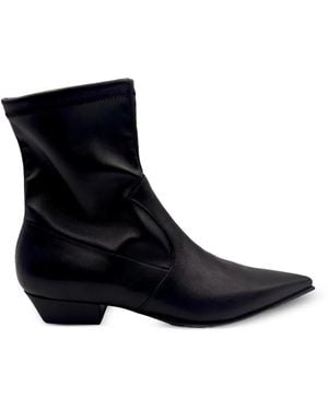 Guglielmo Rotta Botas Con Puntera En Punta - Negro