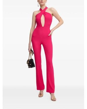 Patrizia Pepe Crossover Jumpsuit - Pink
