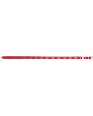 Supreme Cinturón De Piel Con Apliques - Blanco