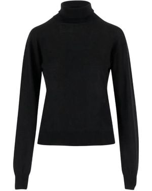 Saint Laurent Turtleneck Jumper - Black