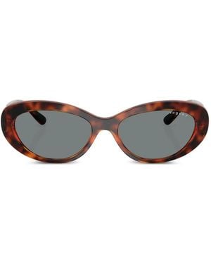 Vogue Eyewear Oval-Frame Sunglasses - Grey