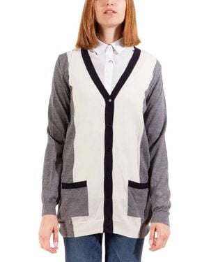 GANT Vest Met Colourblocking - Grijs