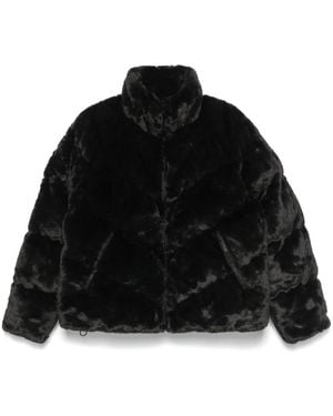 Nike Faux-Fur Jacket - Black