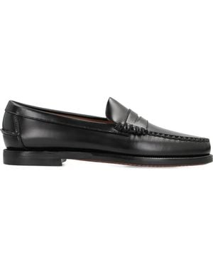 Sebago Classic Dan Leather Loafers - Black