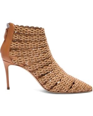 Casadei Botas con puntera en punta - Marrón