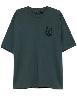 FIVE CM Logo-Embroidered T-Shirt - Green