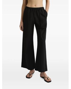 Bondi Born Kyoto Tie-Belt Pants - Black