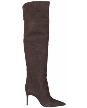 SCHUTZ SHOES Mikki Pointed-Toe Over-The-Knee Boots - Brown