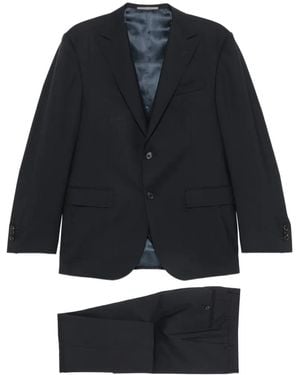 Corneliani Three-Piece Wool Suit - Blue