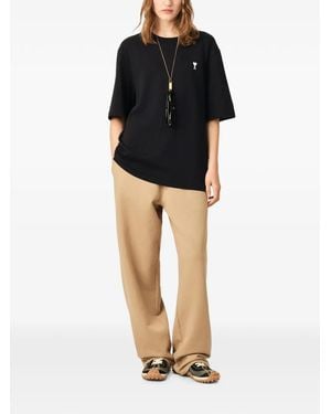 Ami Paris Place Des Victoires T-Shirt - Zwart