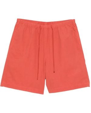 Aspesi Bermudas con cordones - Rojo