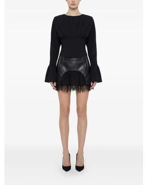 Hamza Swan Skirt - Black