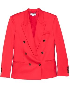 Stella McCartney Double-Breasted Blazer - Red