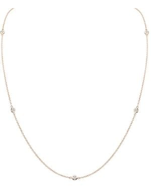 Pragnell 18Kt Rose Sundance Diamond Necklace - White