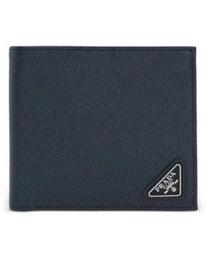 Prada Saffiano Wallet - Blue