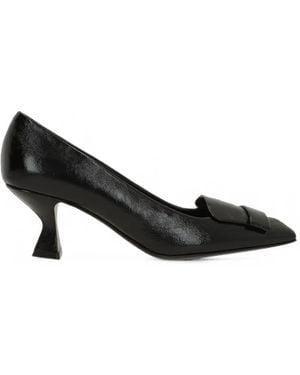 Sergio Rossi Sr1 Sculpt Square-Toe Pumps - Black