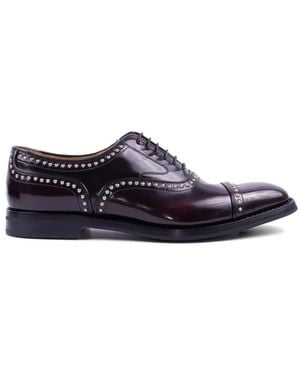 Church's Studded Cap-Toe Oxford Shoes - Black