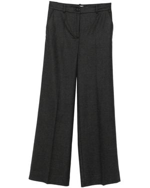 P.A.R.O.S.H. Pressed-Crease Pants - Black