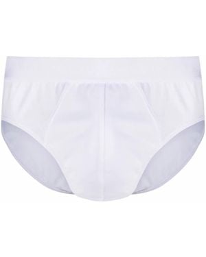 Brioni Elasticated-Waistband Briefs - White