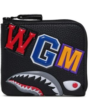 A Bathing Ape Zip Wallet - Black