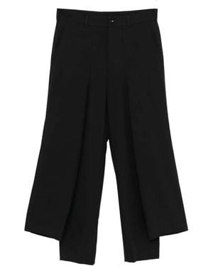 COMME DES GARÇON BLACK Layer Tailored Trousers - Black