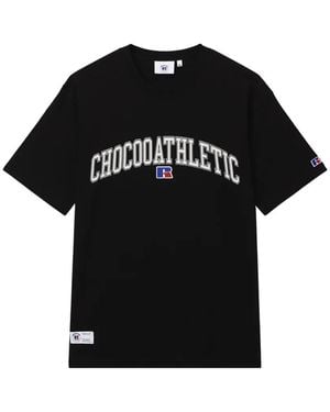 Chocoolate Logo-Print Short-Sleeve T-Shirt - Black