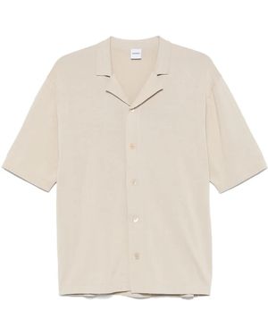 Aspesi Short Sleeves Bowling Shirt Clothing - White