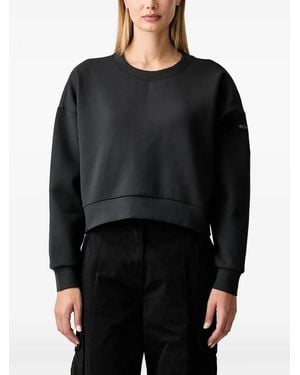 Columbia Amazesweats Logo-Print Cropped Sweatshirt - Black