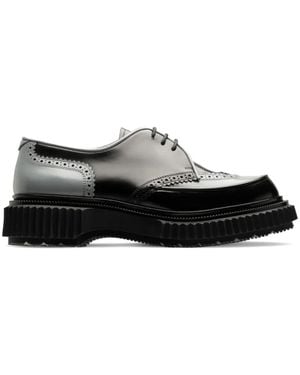 Adieu Mocassins À Empiècements - Noir