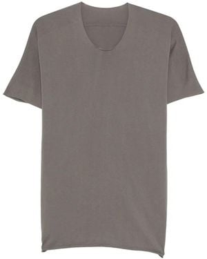 Label Under Construction T-Shirt Parabolic À Col Rond - Gris