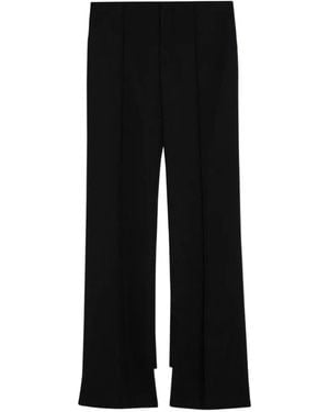 Chloé Straight-Leg Trousers - Black