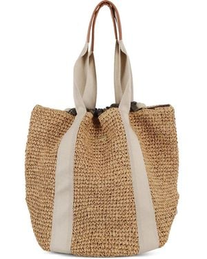 Barbour Tote Bag aus Baumwolle - Natur