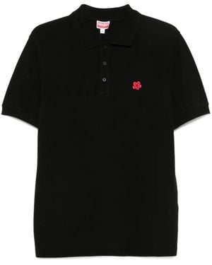 KENZO Boke Flower Polo Shirt - Black