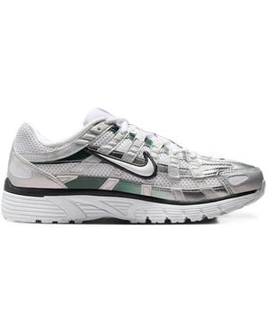 Nike P-6000 Panelled Trainers - White