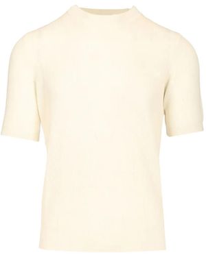 Mauro Ottaviani Ribbed-Knit T-Shirt - White