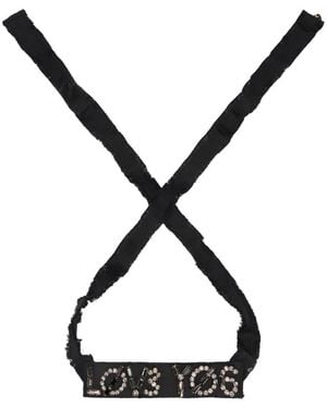 Red(V) Collar con detalles - Negro