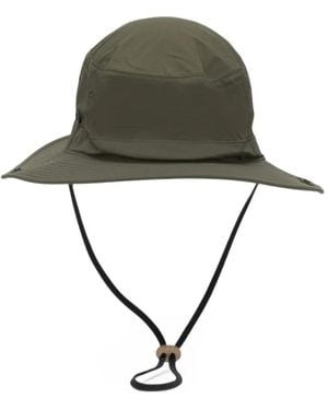 Montbell Logo-Print Wide-Brim Hat - Green